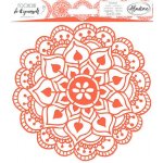 Aladine plastová šablona mandala 15 X 15 CM – Zboží Mobilmania