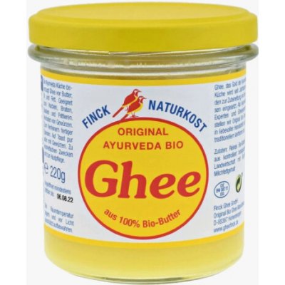 Finck Naturkost Ájurvédské ghí 220 g bio BIO VEGETARIAN BEZLEPEK – Zboží Dáma