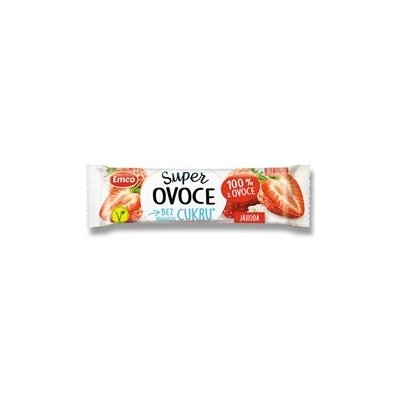 Emco 100% Ovoce ovocná tyčinka jahoda 30 g – Sleviste.cz