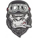 Moto nášivka Gorilla Helmet na záda XXL – Zboží Dáma