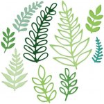 DP Craft Vyřezávací šablony lístky 9 ks 3-8 cm – Zboží Dáma