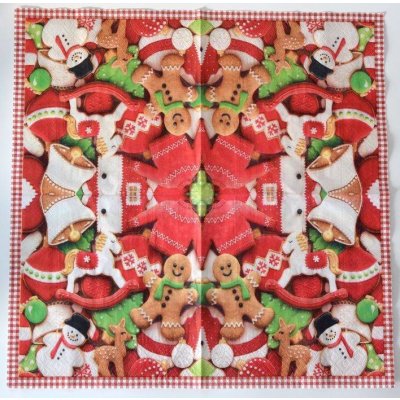 Ubrousek na decoupage Zima a Vánoce Perníčky – Hledejceny.cz