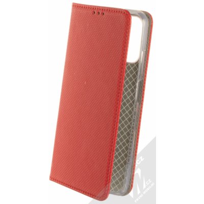 Pouzdro 1Mcz Magnet Book Xiaomi Redmi Note 10, Redmi Note 10S, Poco M5s červené