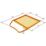 Vzduchový filtr BOSCH F 026 400 148 – Hledejceny.cz