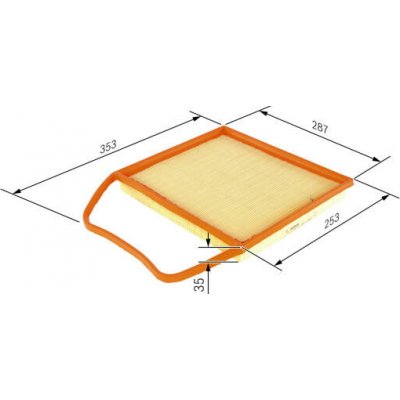 Vzduchový filtr BOSCH F 026 400 148 – Hledejceny.cz