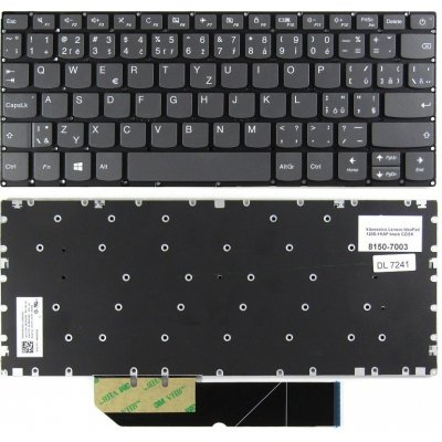 česká klávesnice Lenovo IdeaPad 120S-11IAP 130S-11IGM S130-11IGM černá CZ/SK