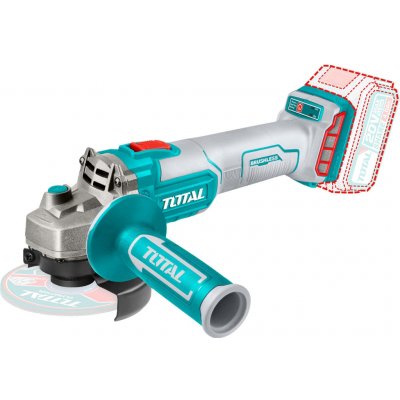 TOTAL Bruska úhlová AKU, 125mm, 20V LI-ION, industrial, bez baterie a nabíječky EXTTAGLI201258 – Hledejceny.cz