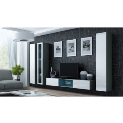 Cama VIGO 17 šedo bílý lesk – Zboží Mobilmania