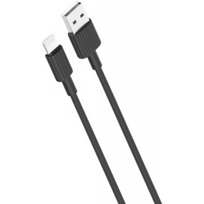 XO NB156 USB pro Lighting, 2,1 A, 1m, černý