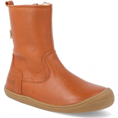 KOEL4kids Barefoot kozačky s membránou Bella wool Cognac – Zbozi.Blesk.cz