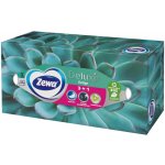 Zewa Deluxe papírové kapesníčky bílé Box 3-vrstvé 90 ks – Zboží Dáma