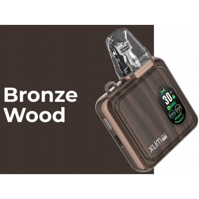 OXVA Xlim SQ Pro Pod Kit 1200 mAh Bronze Wood 1 ks – Hledejceny.cz