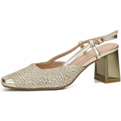 Epica dámské elegantní lodičky s otevřenou patou - zlaté – Sleviste.cz