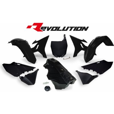 Rtech sada plastů Yamaha REVOLUTION KIT pro YZ 125/250 02-21 7 dílů černá – Zbozi.Blesk.cz