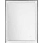 Nova Luce Černé závěsné zrcadlo s LED osvětlením Deca 80 x 60 cm – Hledejceny.cz