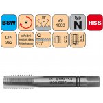 NÁSTROJE CZ Závitník sadový BSW 1-1/2"-6 II střední HSS DIN 352 - CZZ0207-BSW-1-1/2"-6-II – Zboží Mobilmania