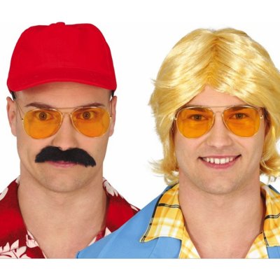 Guirca Rocker retro brýle žluté – Zboží Dáma
