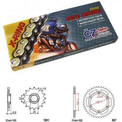 ČZ Řetězová sada KTM 250 EXC 22-23 – Hledejceny.cz