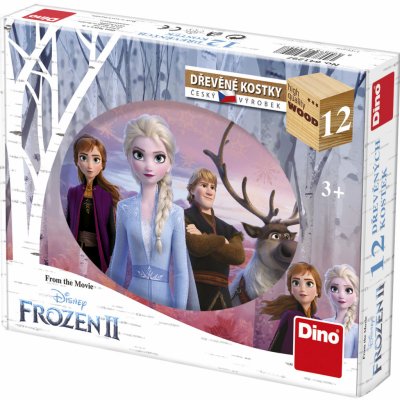 Dino kostky Frozen II 12 ks