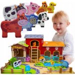 Woopie GREEN Mega postavičky hospodářských zvířat Stáj pro slepice 18 ks – Zboží Živě