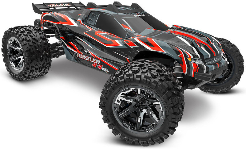 Traxxas Rustler VXL HD 4WD RTR červený 1:10