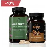 Hrotlife Podpora jater Maitake 90 kapslí + Ostropestřec Silymarin 80% 90 kapslí – Hledejceny.cz
