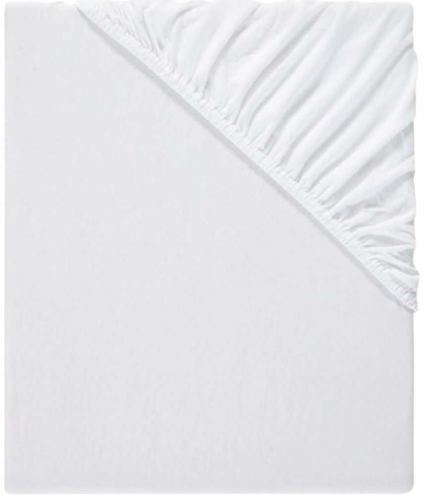 Livarno Home Žerzejové napínací prostěradlo 90-100x200 bílá – Zboží Dáma