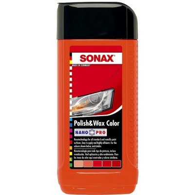 Sonax Polish & Wax COLOR červená 250 ml – Zbozi.Blesk.cz