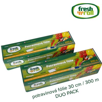 Výhodný balíček Fresh'n'Roll - 2 ks Potravinové fólie 30cm / 300m – Zboží Mobilmania