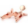 SM, BDSM, fetiš Kiotos Ball Tip Nipple Clamps Rose Gold