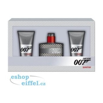 James Bond 007 Quantum EDT 50 ml + sprchový gel 2 x 50 ml dárková sada