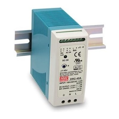 MEAN WELL DRC-40A Mean Well Zdroj na DIN s funkcí nabíječky 12V; DRC-40A – Hledejceny.cz