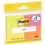 3M POSTIT Samolepicí bloček, mix neonových barev, 38 x 51 mm, 4x 100 listů, blistr, 3M POSTIT 7100172321 ,balení 400 ks – Hledejceny.cz