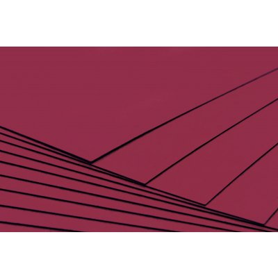 Tvrdý kreativní papír bordó A4 - 300g – Zboží Dáma