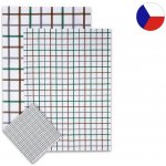 Sleep-well mix káro 50 x 70 cm zelené 3 ks – Zboží Mobilmania