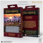 Q Workshop Sada 10 D6 kostek - The Lord of the Rings: Rivendell Dice Set - Stone – Zboží Živě