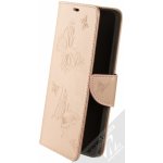 Pouzdro 1Mcz Bridges Roj motýlů 1 Book Nokia 2.4 růžově zlaté – Zboží Živě