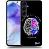 Pouzdro a kryt na mobilní telefon Samsung Picasee silikonové Samsung Galaxy A55 5G Brain White černé