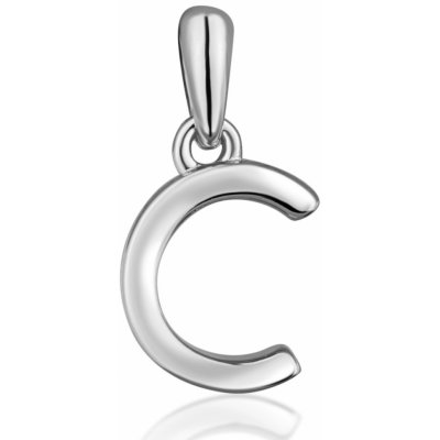 JVD stříbrný přívěsek písmeno "C" SVLP0948XH2000C – Zboží Dáma