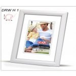 Rámeček dřevěný Icar DRWH 40x40cm, bílý – Zboží Živě