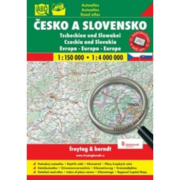 ČESKO A SLOVENSKO 1:150 000 AUTOATLAS + EVROPa