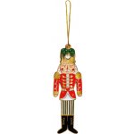 Party Deco Vánoční kovová ozdoba Louskáček 10 cm – Zboží Mobilmania