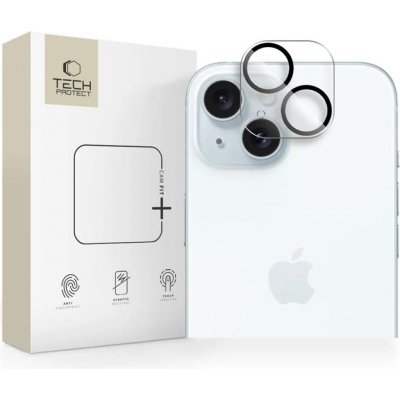 TECH-PROTECT CAM FIT+ IPHONE 14 / 14 PLUS / 15 / 15 PLUS PRŮHLEDNÝ OCHRANNÝ KRYT FOTOAPARÁTU (5906302318797) – Zboží Živě