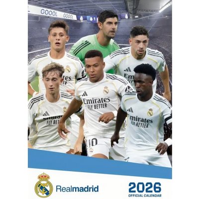 Fan-shop Kalendář REAL MADRID 2026 – Zbozi.Blesk.cz