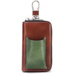 Klíčenka Bullcaptain kožené pouzdro na klíče Reille Hnědé – Zboží Dáma