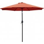 TS-Garden T-230C Polohovatelný zahradní slunečník s klikou 230 cm, cihlová – Hledejceny.cz