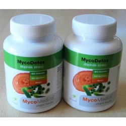 MycoMedica MycoDetox Reishi+Chlorella+Spirulina 2 x 120 kapslí