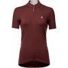 Cyklistický dres 7Mesh Ashlu Merino Jersey SS Women's - Port