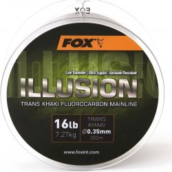 Fox Illusion Soft Fluorocarbon 200 m 0,35 mm Trans Khaki