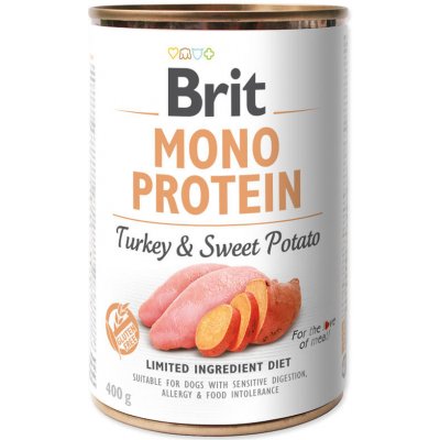 Brit Mono Protein Turkey & Sweet Potato 5 x 400 g – Zboží Mobilmania